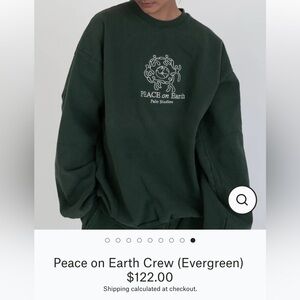 Palo Santo Studios Peace on Earth Crewneck